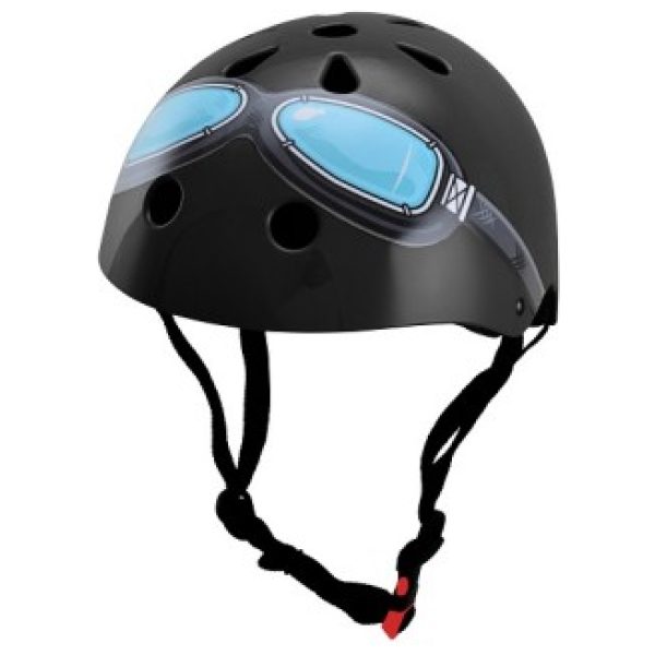 Kiddimoto helm Black Goggle