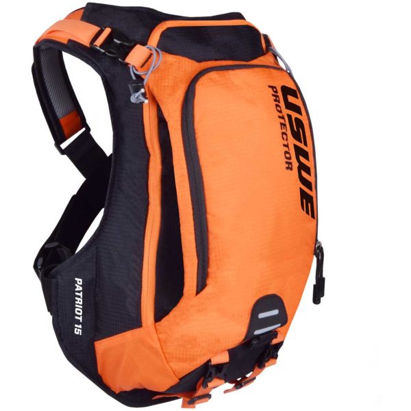 Uswe RUGTAS PATRIOT 15 PROTECTOR PACK ZW/OR Black/Orange