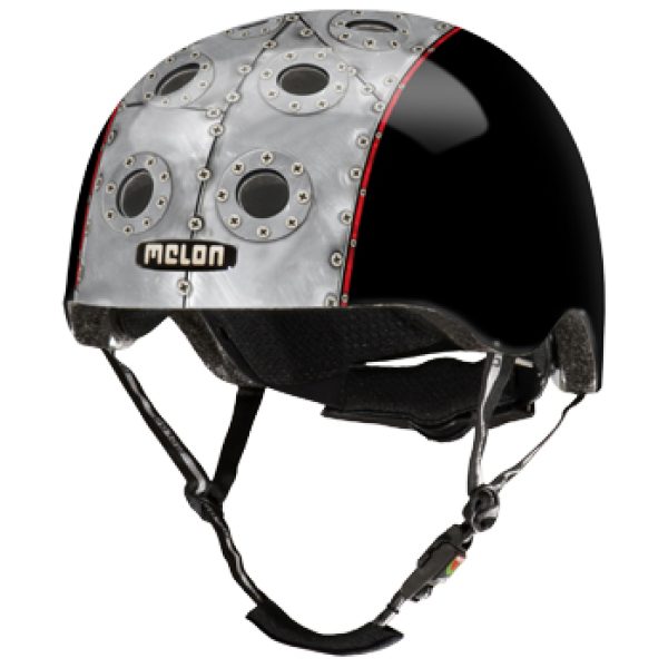 Helm Melon Aviator M-L (52-58cm) zwart/grijs