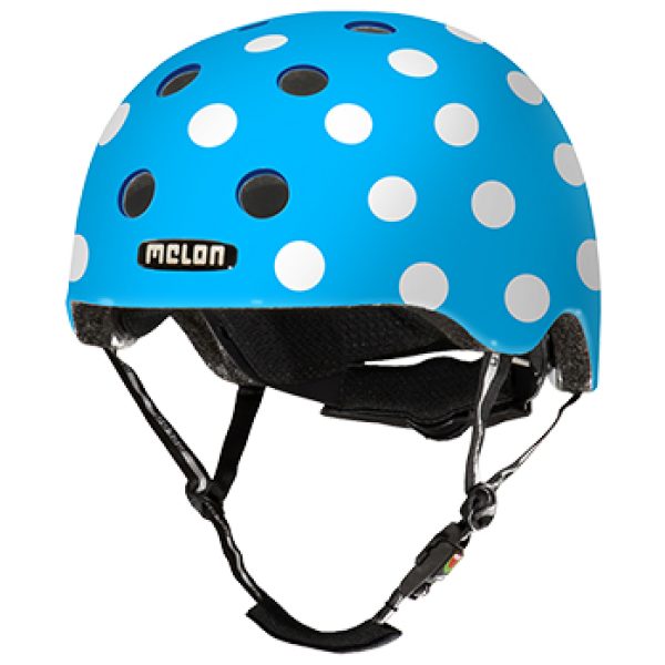 Helm Melon Dotty Blue XXS-S (46-52cm) blauw