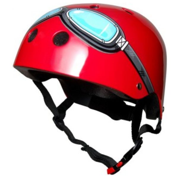 Kiddimoto Helm Red Goggle