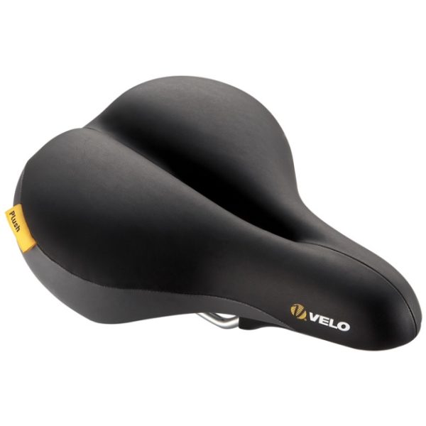 Velo zadel Plush uni zw/grs ZWART