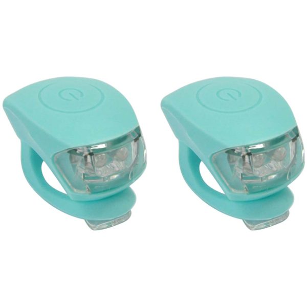 Urban UP Siliconen LED Fietslampjes set Oceaan Blauw