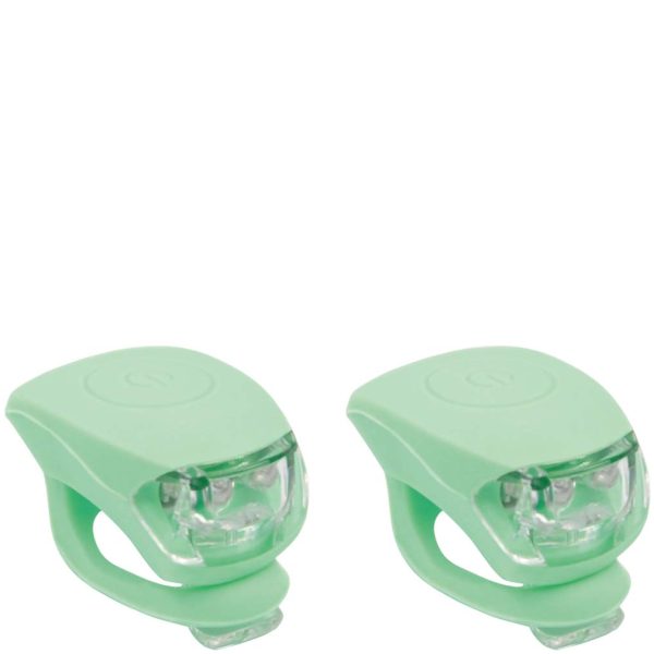 Urban UP Siliconen Fietslampjes set Pastel Groen