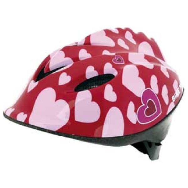 Cordo Helm kind bikestar girls hearts red 52-57cm incl s