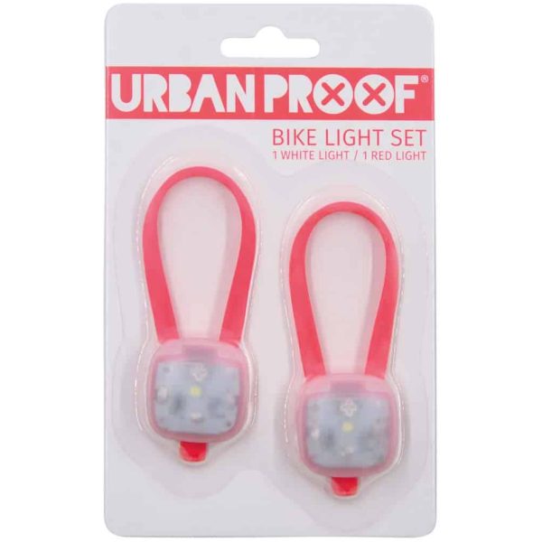 Urban UP SILICON LIGHTS - BLACK Rood