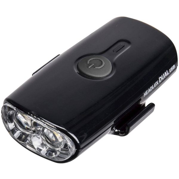 Topeak Helm led Headlux Dual usb Zwart