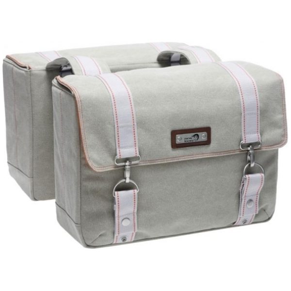 New Looxs TAS MONDI DUBBEL CANVAS COOL GREY Grijs