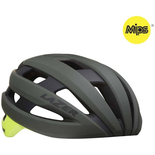 Lazer Helm Sphere MIPS MATTE DARK GREEN F- YELLOW - Afbeelding 3