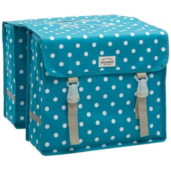 New Looxs TAS FIORI DUBBEL POLKA BLUE BLAUW