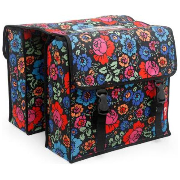 New Looxs TAS FIORI DUBBEL DAHLIA MULTICOLOUR MEERKLEURIG