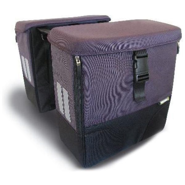 Basil TAS DUBBEL(DUO)36L AUBERG.PRESTON AUBERGINE