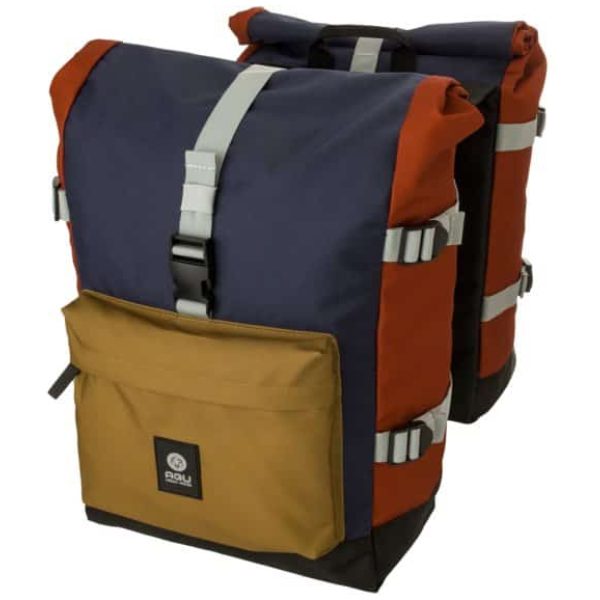 Fastrider H2O ROLL-TOP II DUBBELE FIETSTAS URBAN COLOUR BLOCK II - Afbeelding 10