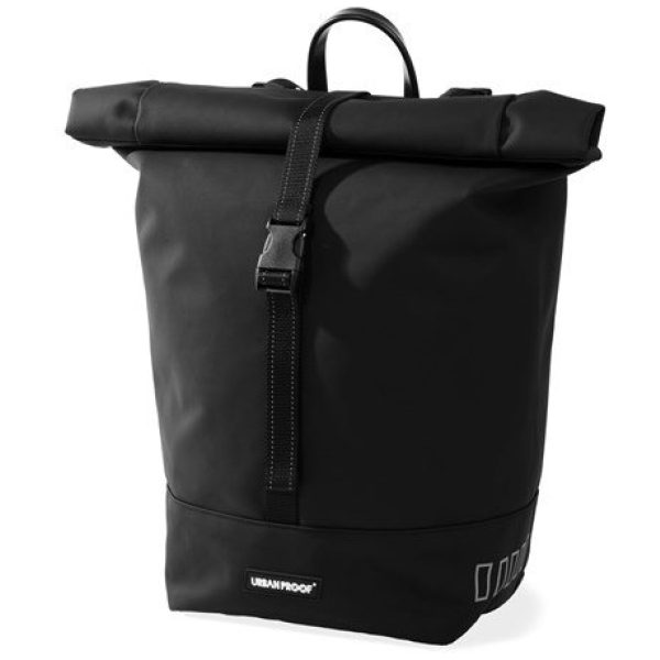 Urban Proof single rolltop bag 20L recycled schwar ZWART