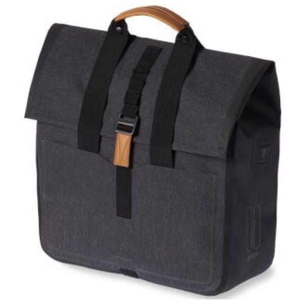 Basil TAS BAS URBAN DRY SHOPPER GRY 20L Charcoal Melee