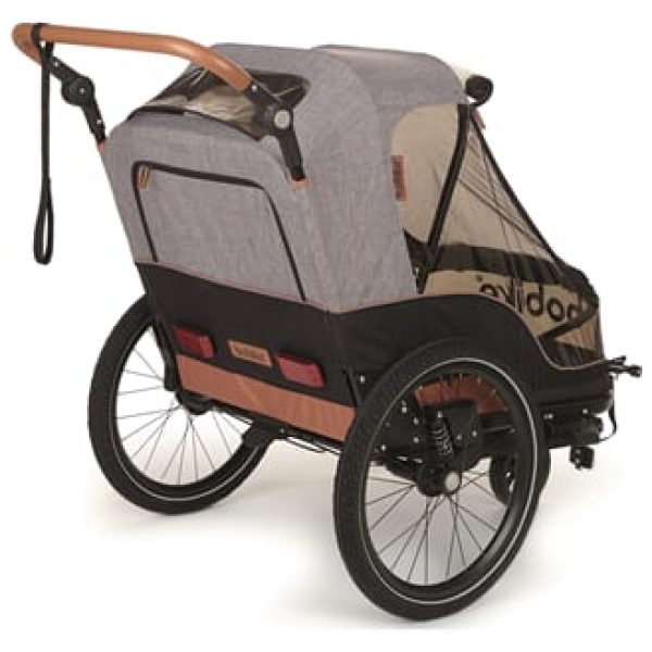 Bobike trailer 2 in 1 Zwart - Afbeelding 8