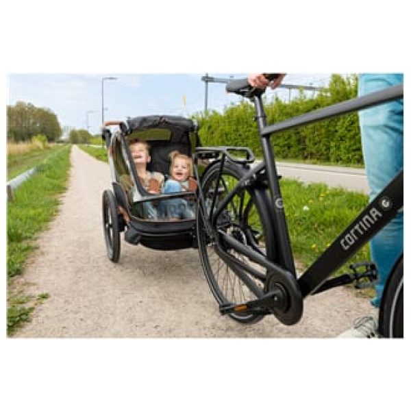 Bobike trailer 2 in 1 Zwart - Afbeelding 5