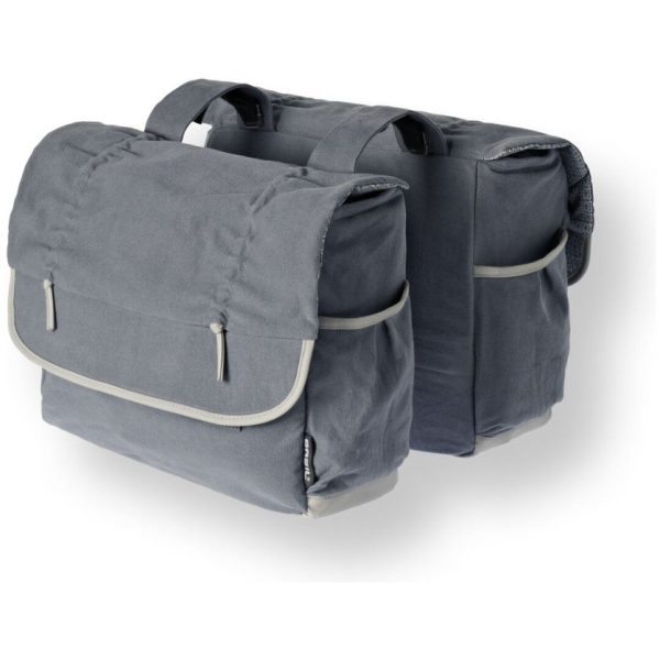 Basil BAS17487 Tas dubbel Elements Double Bag FAD Blauw