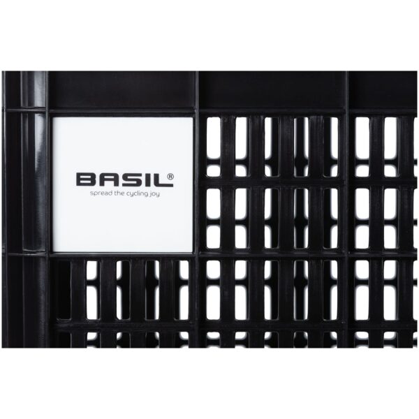 Basil fietskrat 17.5L recycled BLACK - Afbeelding 4